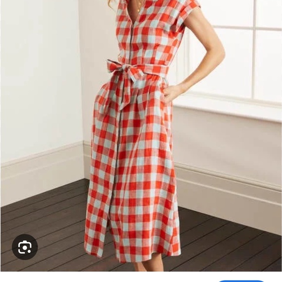 Boden Cassidy Gingham Dress - Picture 2 of 6